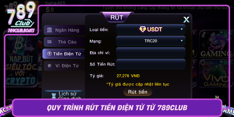 Quy Trinh Rut Tien Dien Tu Tu 789Club Cac Buoc Can Thiet De Thuc Hien Thanh Cong0